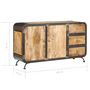 Voir la diapositive 6 : VIDAXL Buffet 140x40x80 cm bois d'acacia solide