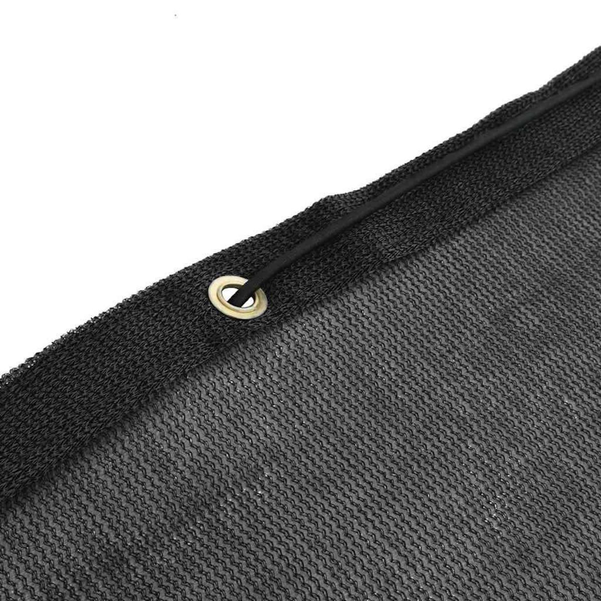 VIDAXL Filet de conteneur PEHD 3 x 5 m Noir