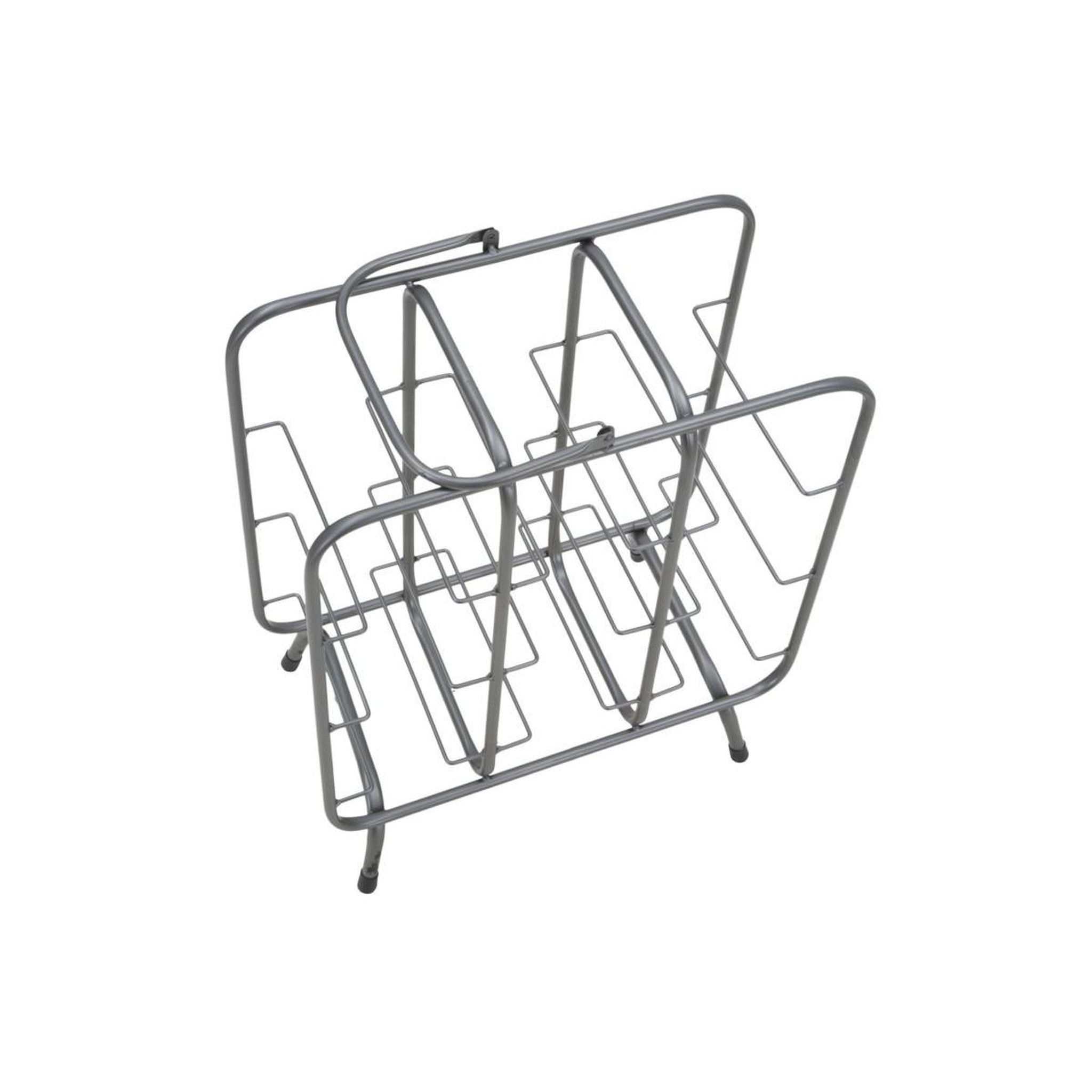 Voir la diapositive 4 : Paris Prix Porte-bouteilles 9 emplacements  industrial  47cm gris