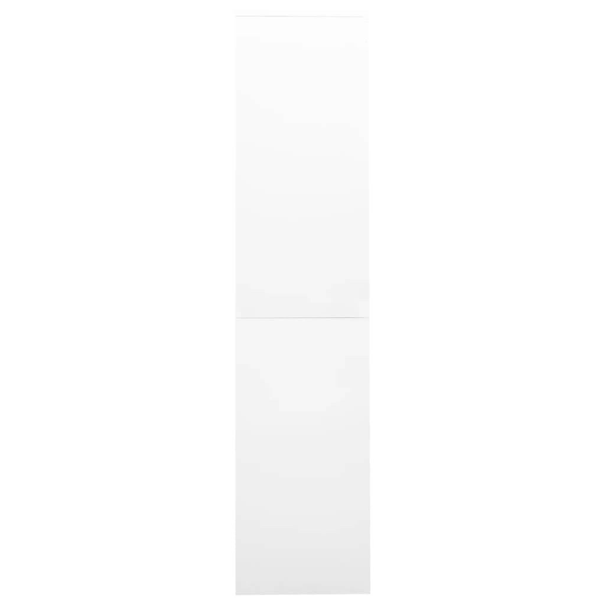 Voir la diapositive 5 : VIDAXL Armoire de bureau et porte coulissante Blanc 90x40x180 cm Acier