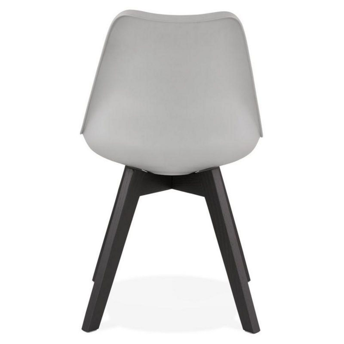 Paris Prix Chaise Design  Toledo  82cm Gris & Noir