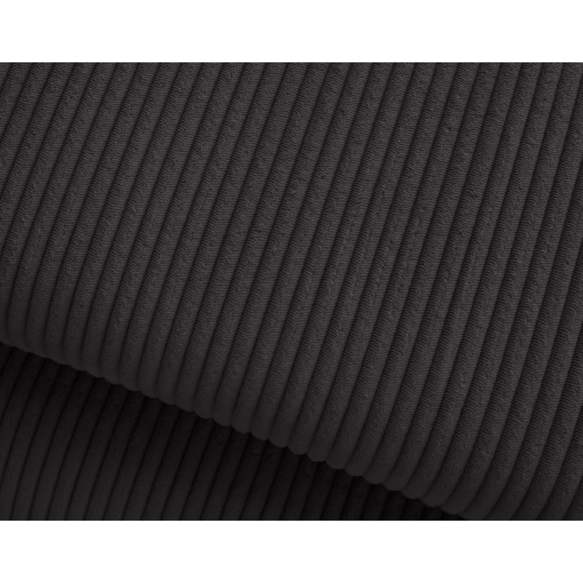 BEST MOBILIER Lisbona - canapé d'angle gauche 5 places convertible avec têtières en velours côtelé