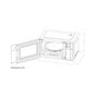 Voir la diapositive 4 : CONTINENTAL EDISON Micro-ondes - CONTINENTAL EDISON - CEMO23B - Noir - 1280 W - L48 x H29,3 x P33,7 cm - 23 L