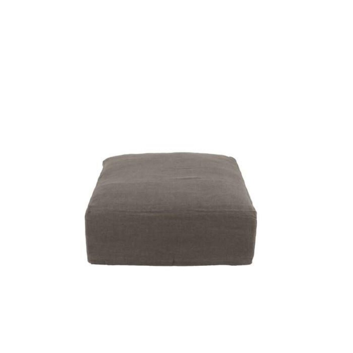Paris Prix Housse pour Pouf  Monaco  105x105cm Taupe