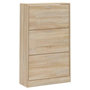 Voir la diapositive 3 : VIDAXL Armoire a chaussures Chene sonoma 63x24x103cm Bois d'ingenierie