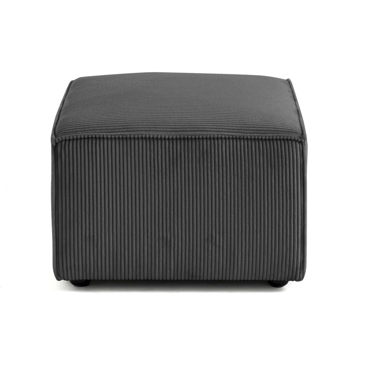 LISA DESIGN Arty - pouf d'appoint - en velours côtelé