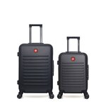 SWISS KOPPER SWISS KOPPER - LOT DE 2 - Valises weekend et cabine WIL. Coloris disponibles : Rose, Beige, Rouge, Gris