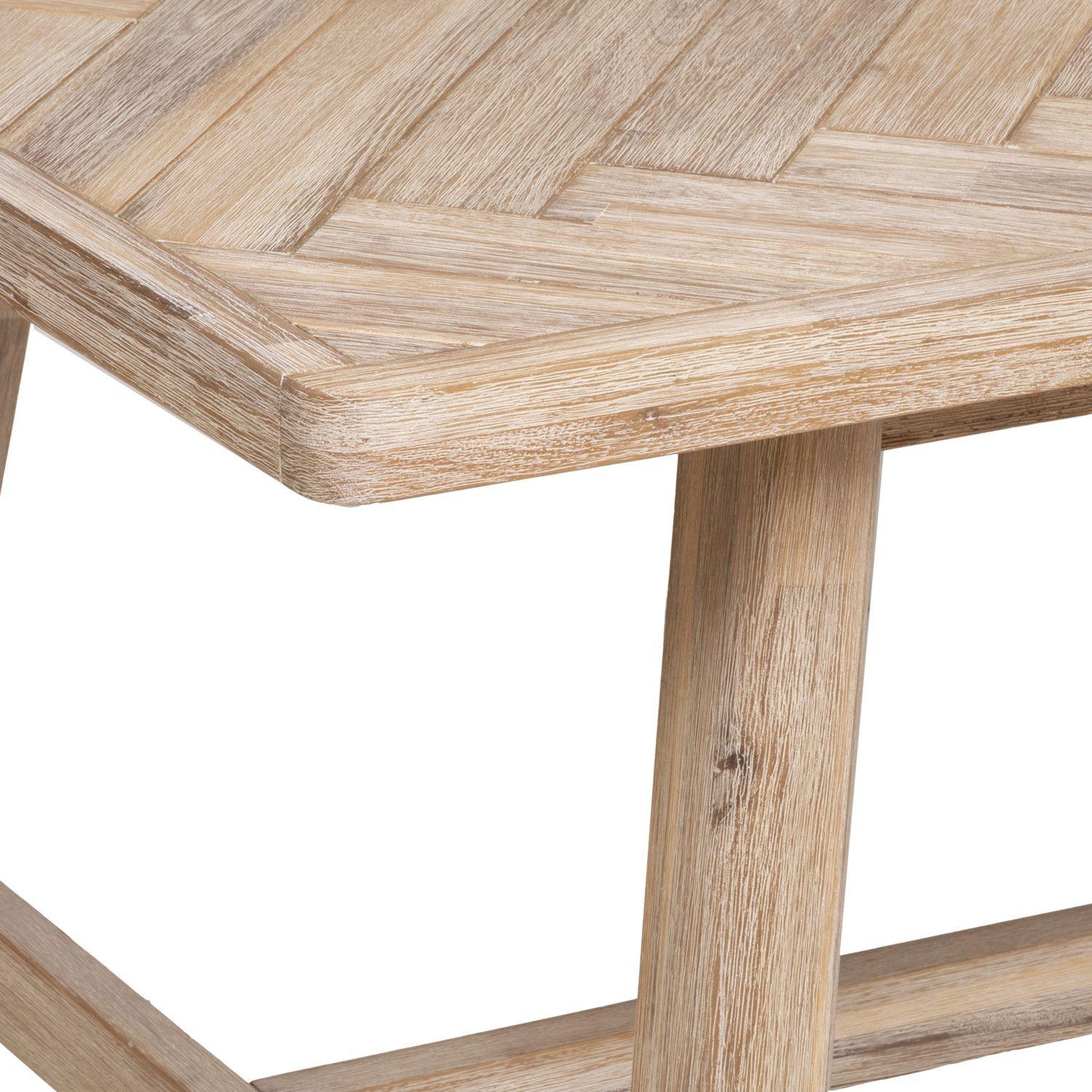 Voir la diapositive 5 : ATMOSPHERA Table à manger extensible aeris en bois pour 6 à 8 personnes - marron