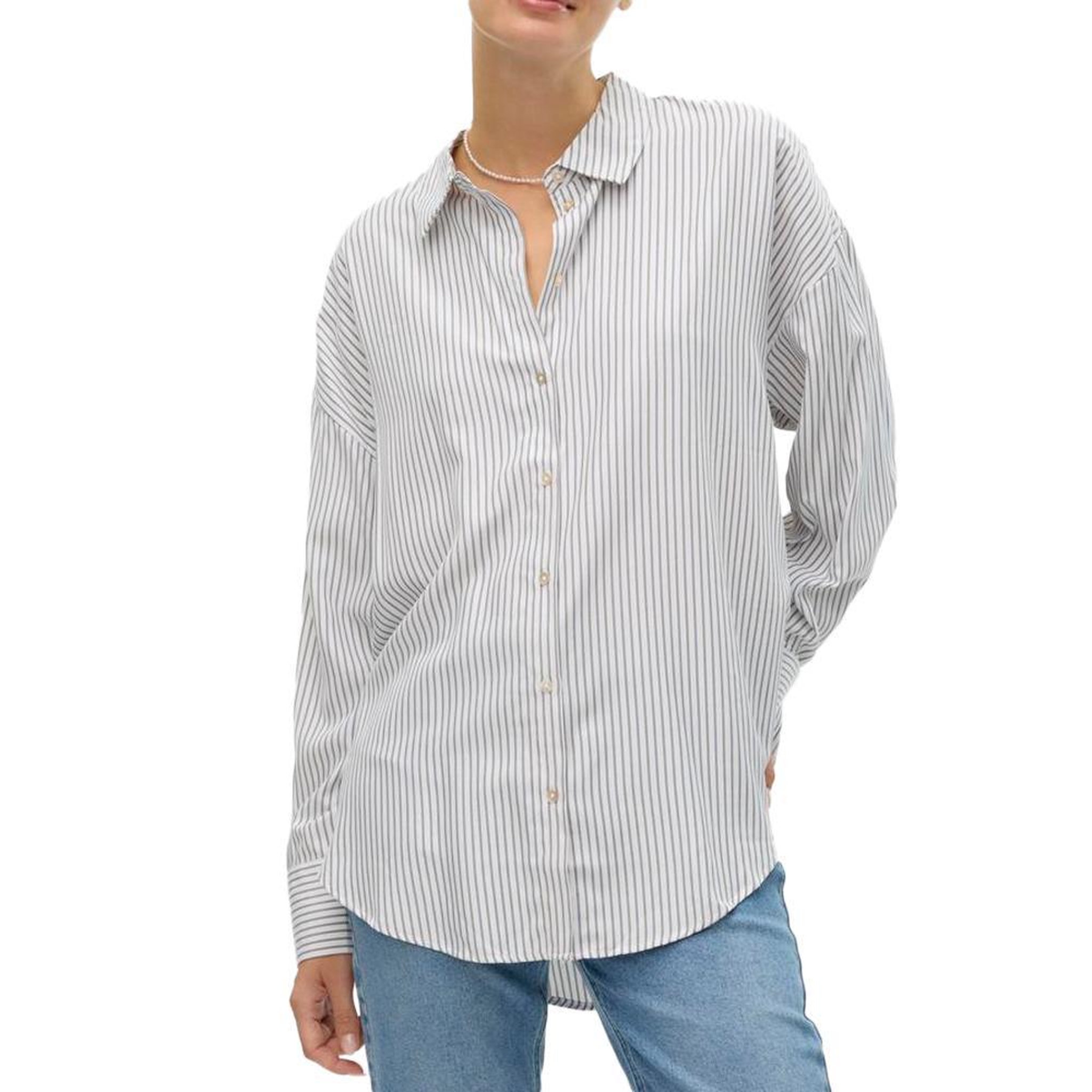 Vero Moda Chemise Blanche/ Femme Vero Moda Nora. Coloris disponibles : Gris