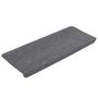 Voir la diapositive 2 : VIDAXL Tapis d'escalier auto-adhesifs 30 pcs gris 65x24,5x3,5 cm