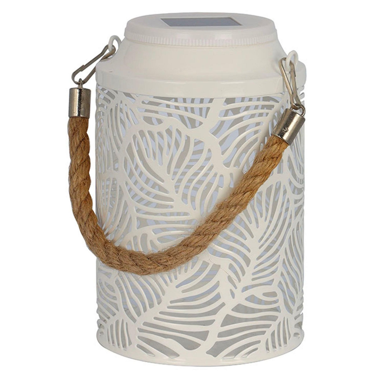 Lumisky Mini lanterne solaire RAINBOW Blanc Metal H17.5cm