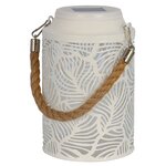 Lumisky Mini lanterne solaire RAINBOW Blanc Metal H17.5cm