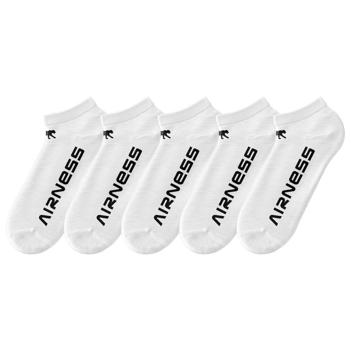 Airness AIRNESS Lot de 5 paires de chaussettes tiges courtes homme Classic