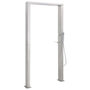 Voir la diapositive 3 : VIDAXL Douche d'exterieur a double jet Acier inoxydable