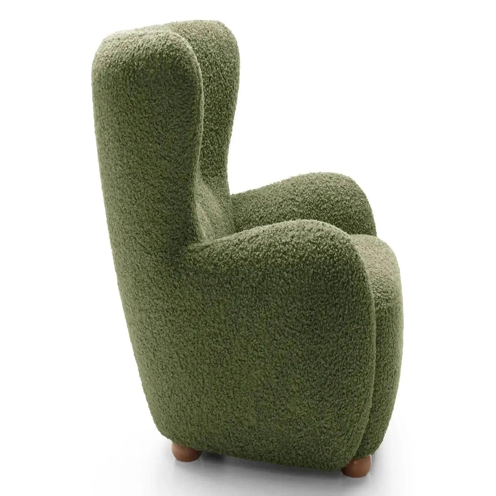 Voir la diapositive 3 : CASANOVA PARIS Lili - fauteuil tissu bouclette