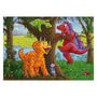 Voir la diapositive 3 : RAVENSBURGER Ravensburger - Jigsaw puzzle Playing Dinos, 2x24 pcs. 050307
