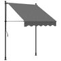 Voir la diapositive 2 : VIDAXL Auvent retractable anthracite 150x150 m tissu et acier