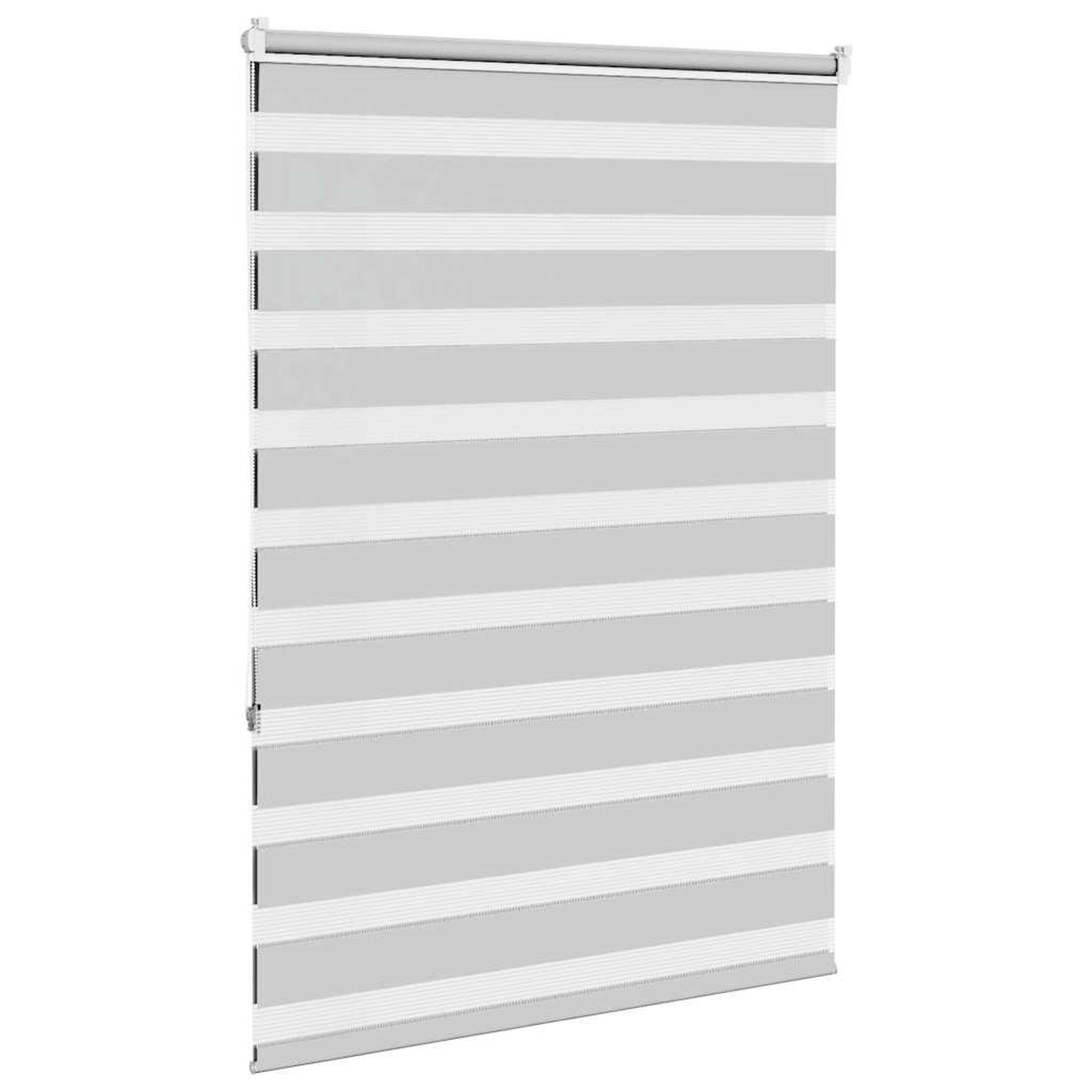 Voir la diapositive 4 : VIDAXL Store zebre gris clair largeur du tissu 110,9 cm polyester