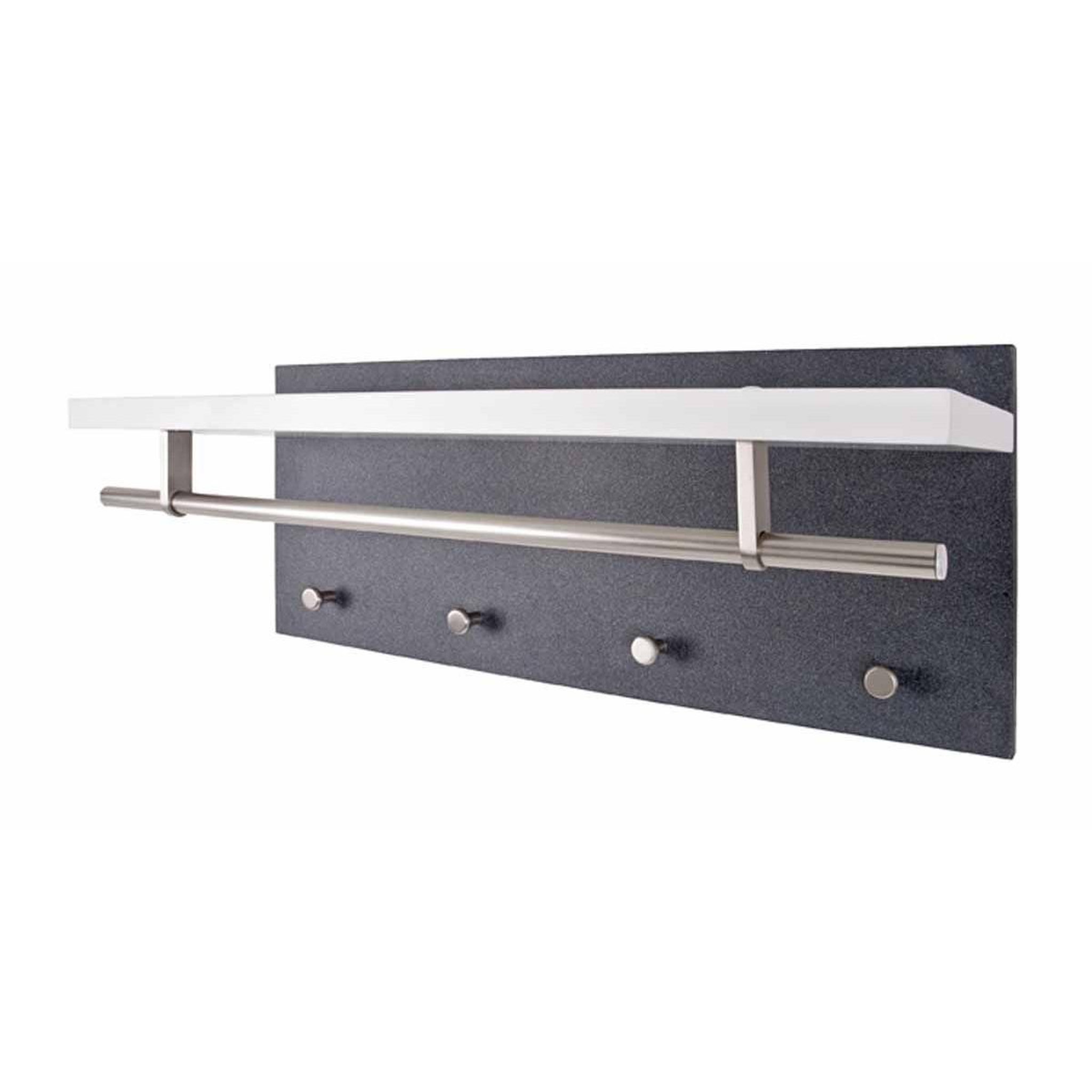 Paris Prix Patère murale design  granit  75cm blanc