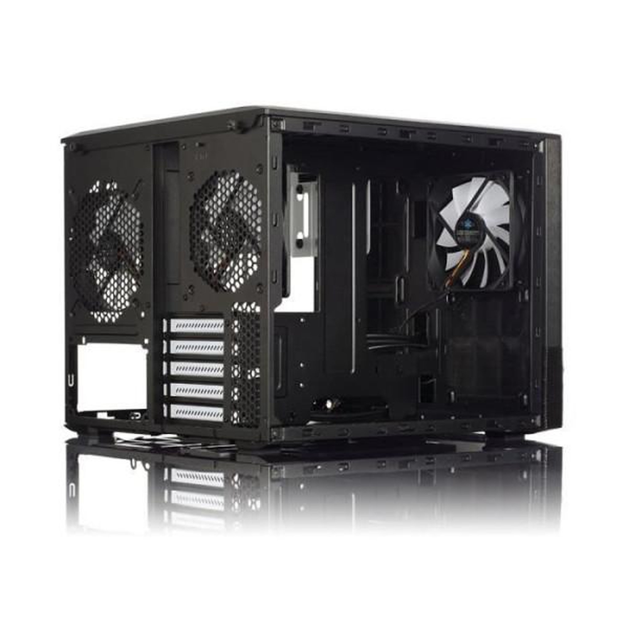 Voir la diapositive 2 : Fractal Design FRACTAL DESIGN BOITIER PC Node 804 - Noir - Format Micro ATX (FD-CA-NODE-804-BL-W)