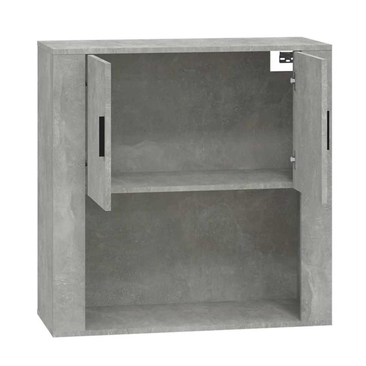 VIDAXL Armoire murale Gris beton 80x33x80 cm Bois d'ingenierie