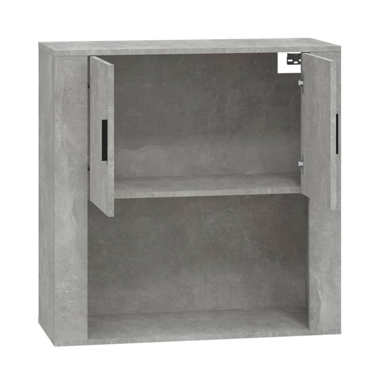 VIDAXL Armoire murale Gris beton 80x33x80 cm Bois d'ingenierie