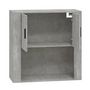 Voir la diapositive 4 : VIDAXL Armoire murale Gris beton 80x33x80 cm Bois d'ingenierie