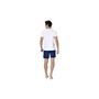 Voir la diapositive 4 : SERGE BLANCO Ensemble pyjama court homme avec t-shirt col V Dom