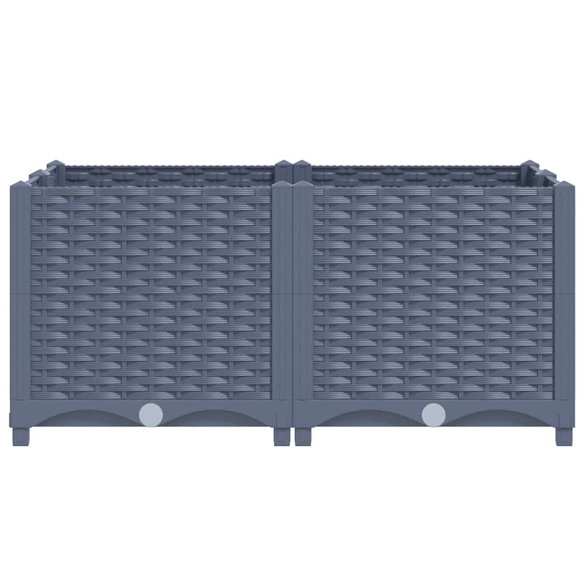 VIDAXL Lit sureleve 80x80x38 cm Polypropylene