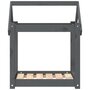 Voir la diapositive 5 : VIDAXL Lit pour chien Gris 61x50x70 cm Bois de pin solide