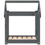 Voir la diapositive 5 : VIDAXL Lit pour chien Gris 61x50x70 cm Bois de pin solide