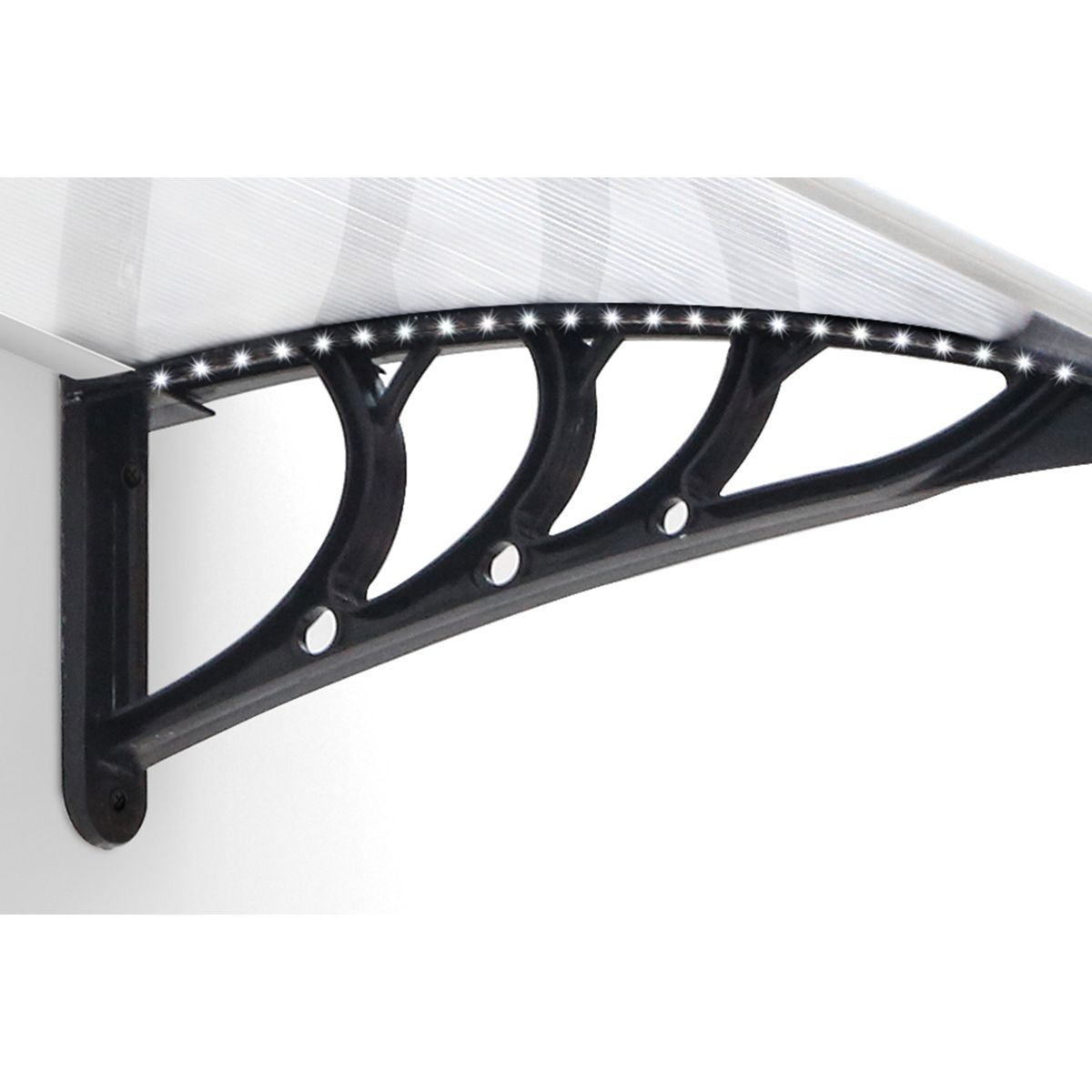 Inkazen Marquise transparente LED 80 x 240 cm