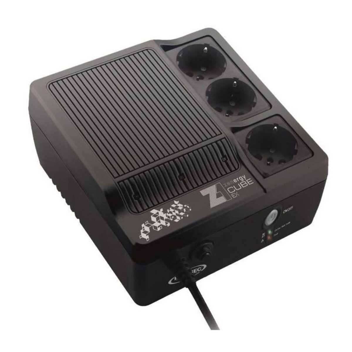 Infosec INFOSEC Onduleur haute frequence Z1 Zenergy Cube EX 600 - 600 VA 3 Prises FR/SCHUKO