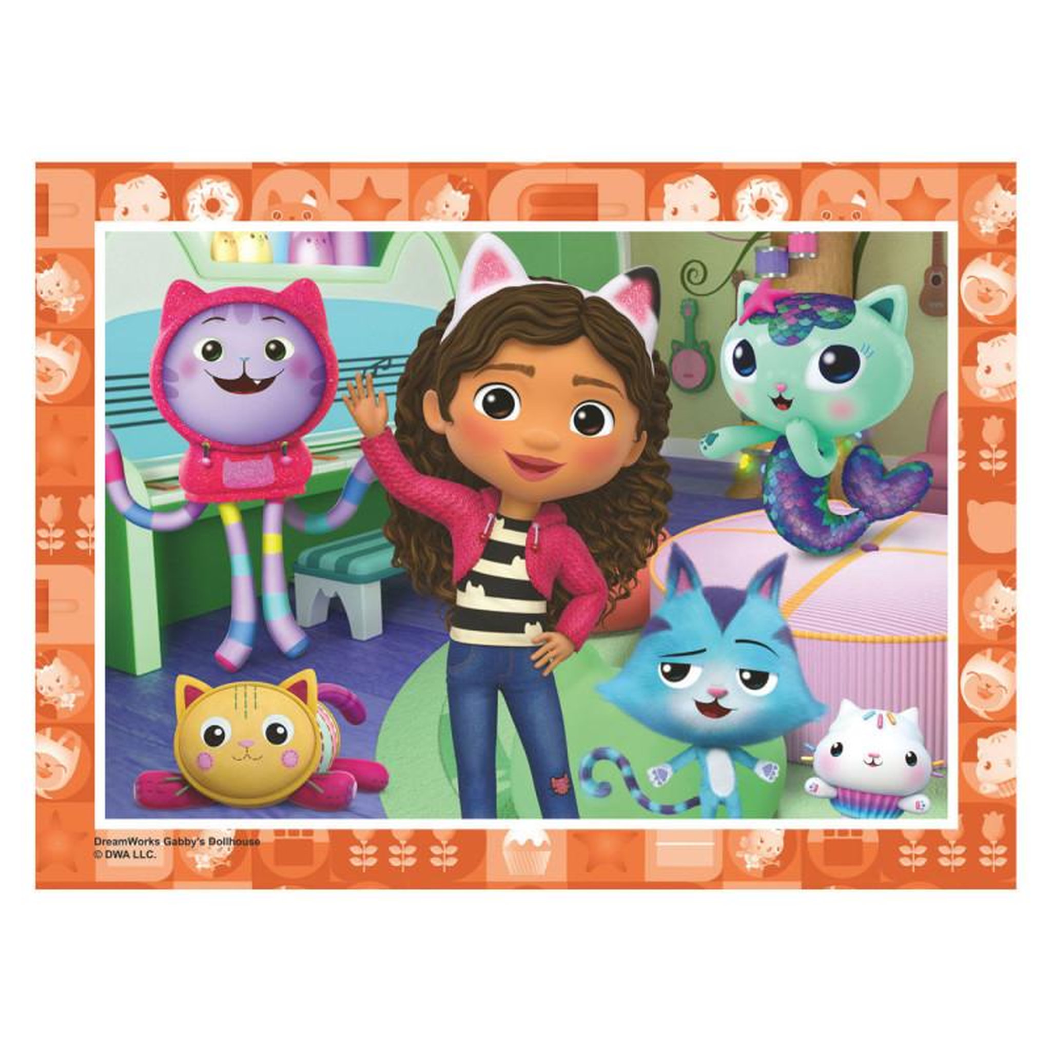 Voir la diapositive 2 : RAVENSBURGER Ravensburger - Gabby's Dollhouse Jigsaw Puzzle 4in1 31436