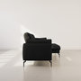 Voir la diapositive 5 : LISA DESIGN Carlos - canapé d'angle droit 4 places ultra moelleux en tissu texturé