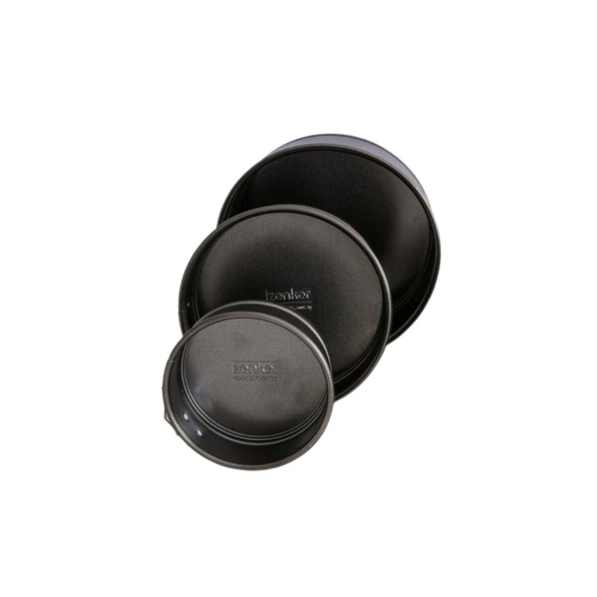 ZENKER Set de 3 mini moules à manqué à charnière 12cm + 16cm + 18cm Zenker Spécial Mini