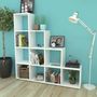 Voir la diapositive 1 : VIDAXL Bibliotheque/etagere 142 cm Blanc