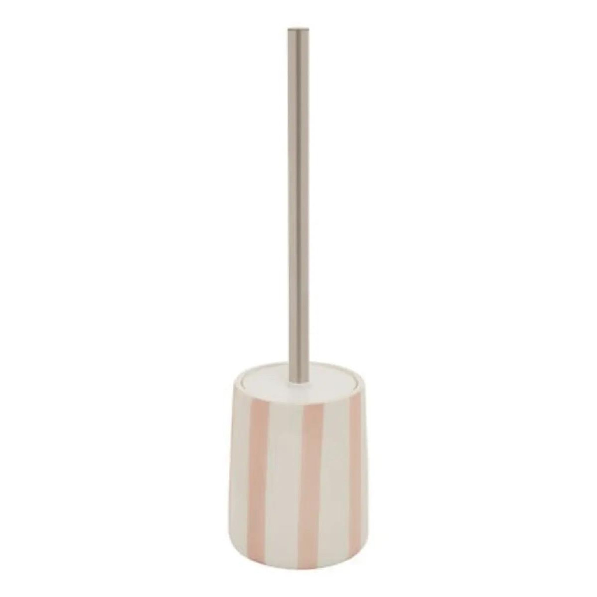 FIVE Brosse WC en Céramique  Strio  39cm Rose