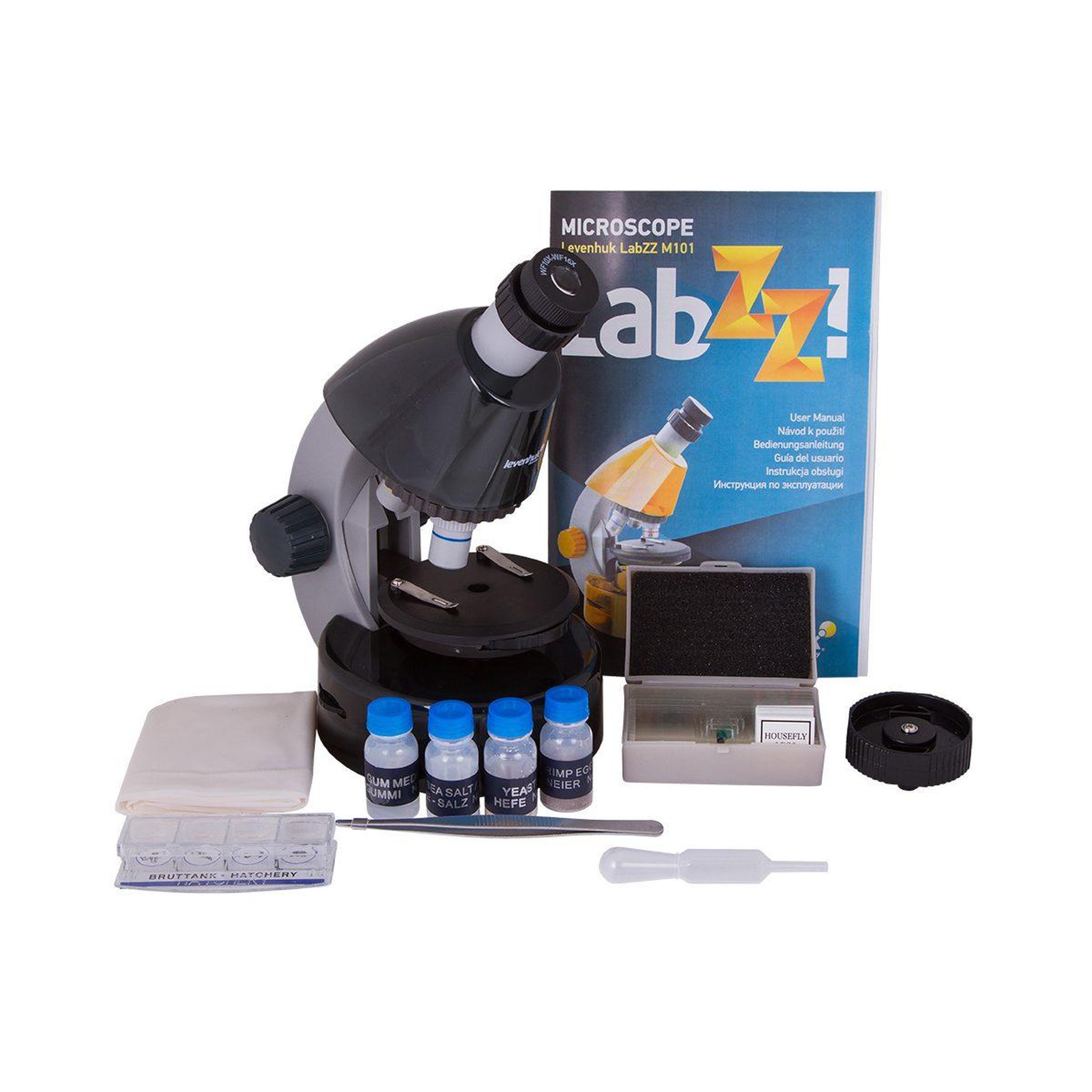 Voir la diapositive 4 : LEVENHUK Microscope  labzz m101 moonstone (en)