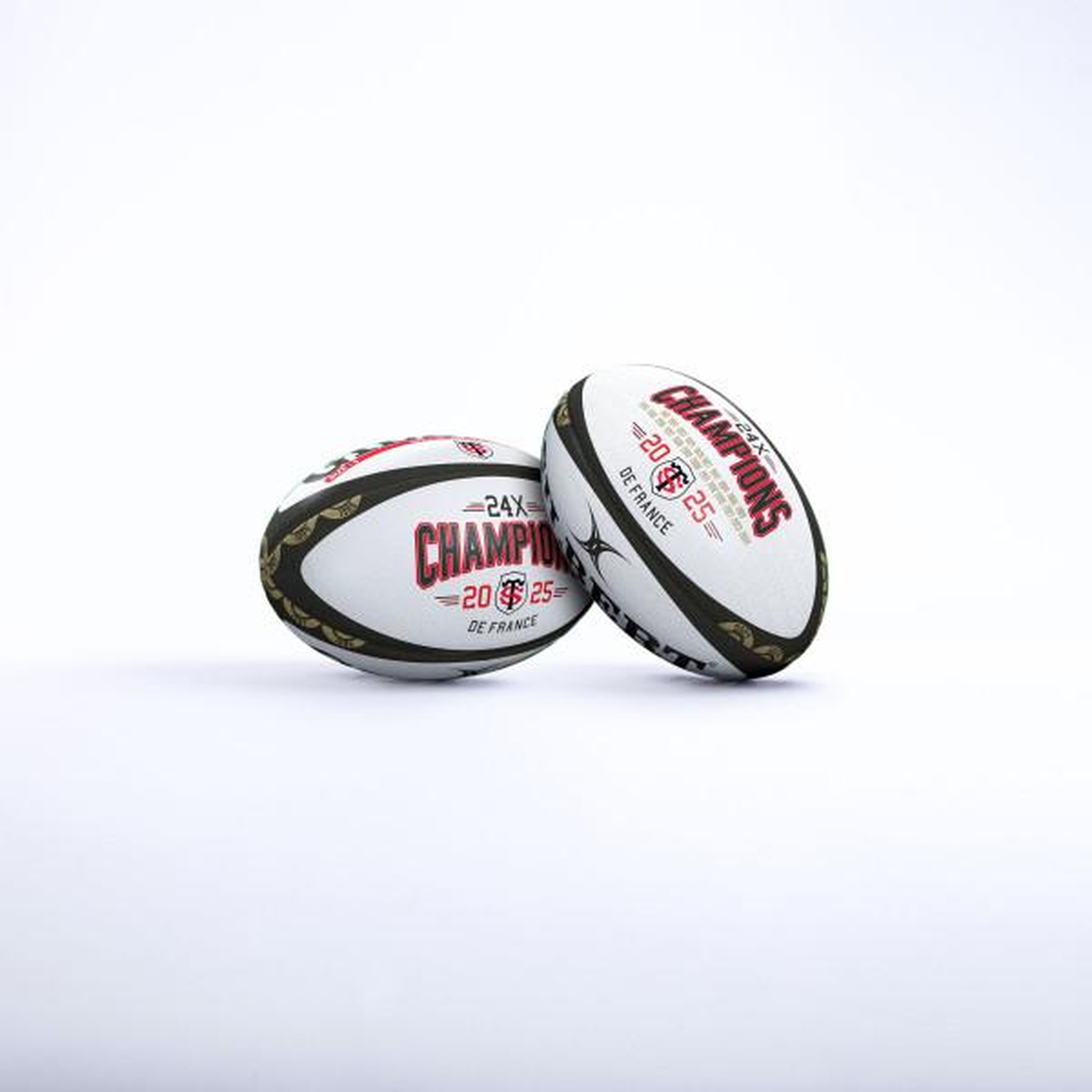 GILBERT Ballon de rugby réplique stade toulousain championnat 2025 - gilbert - taille mini
