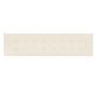 Voir la diapositive 4 : VIDAXL Coussin de banc de jardin creme 200x50x3 cm tissu oxford