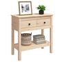 Voir la diapositive 4 : VIDAXL Table console 75x35x75 cm Bois massif de pin