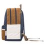 Voir la diapositive 3 : CHEVIGNON Sac à dos 2 compartiments bleu et camel