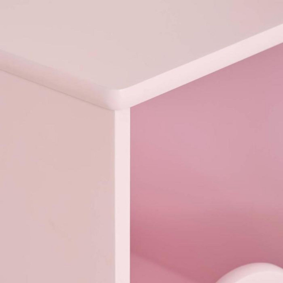 Atmosphera Kids Table de Chevet Enfant  Douceur  40cm Rose