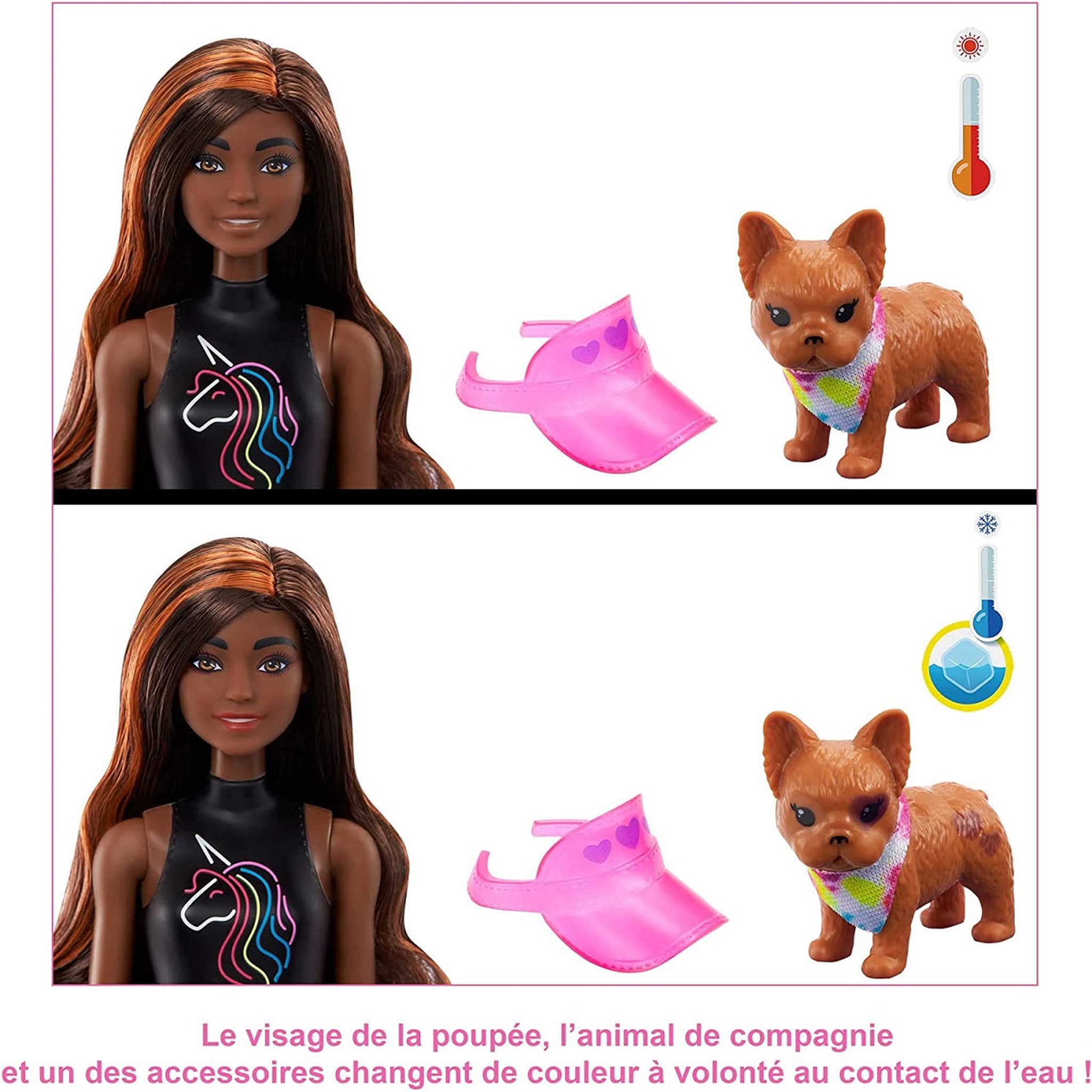 Voir la diapositive 4 : BARBIE Poupée Barbie Color Reveal avec 25 surprises