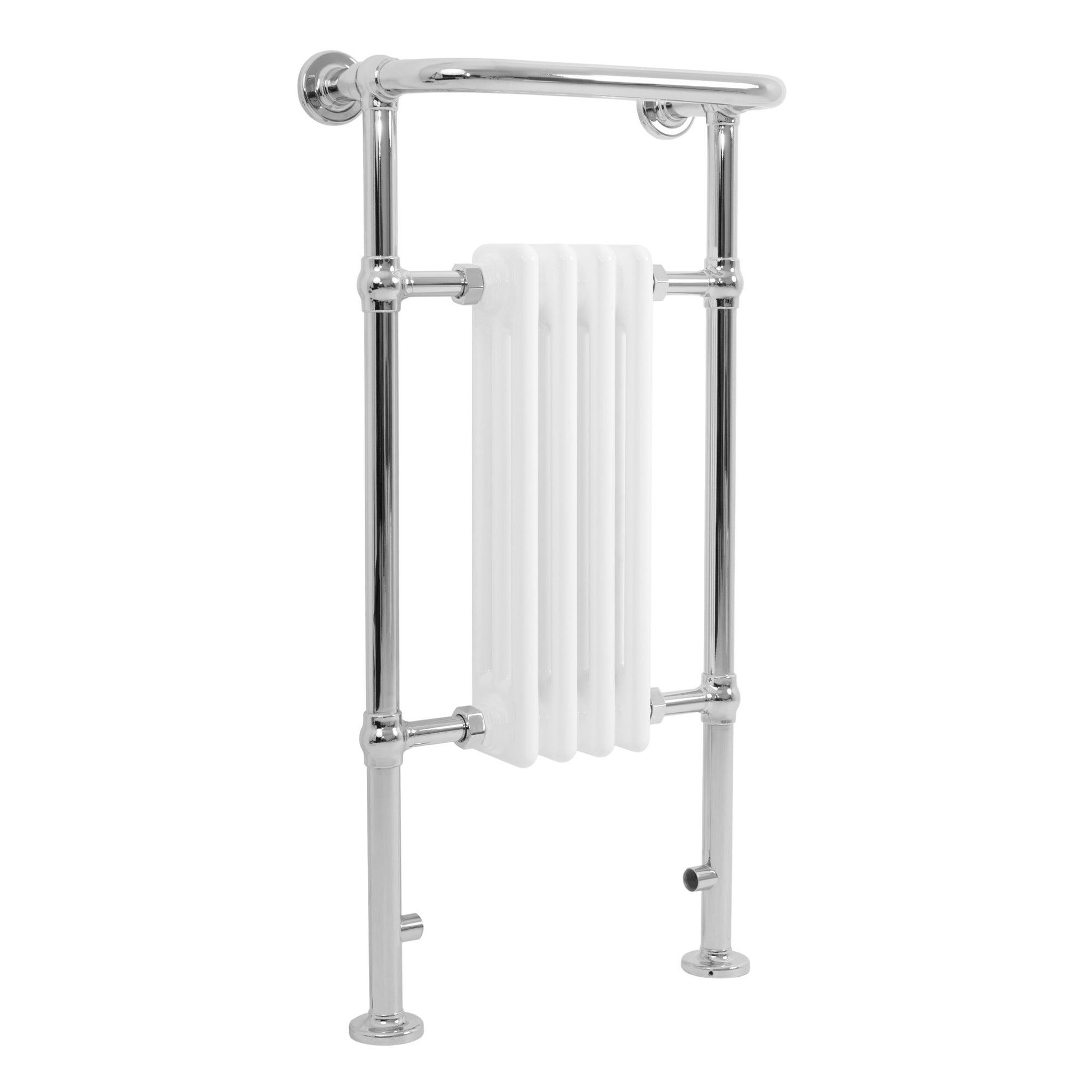 MONSTERSHOP Radiateur traditionnel sèche-serviettes - 950 mm x 480 mm. Coloris disponibles : Blanc, Gris