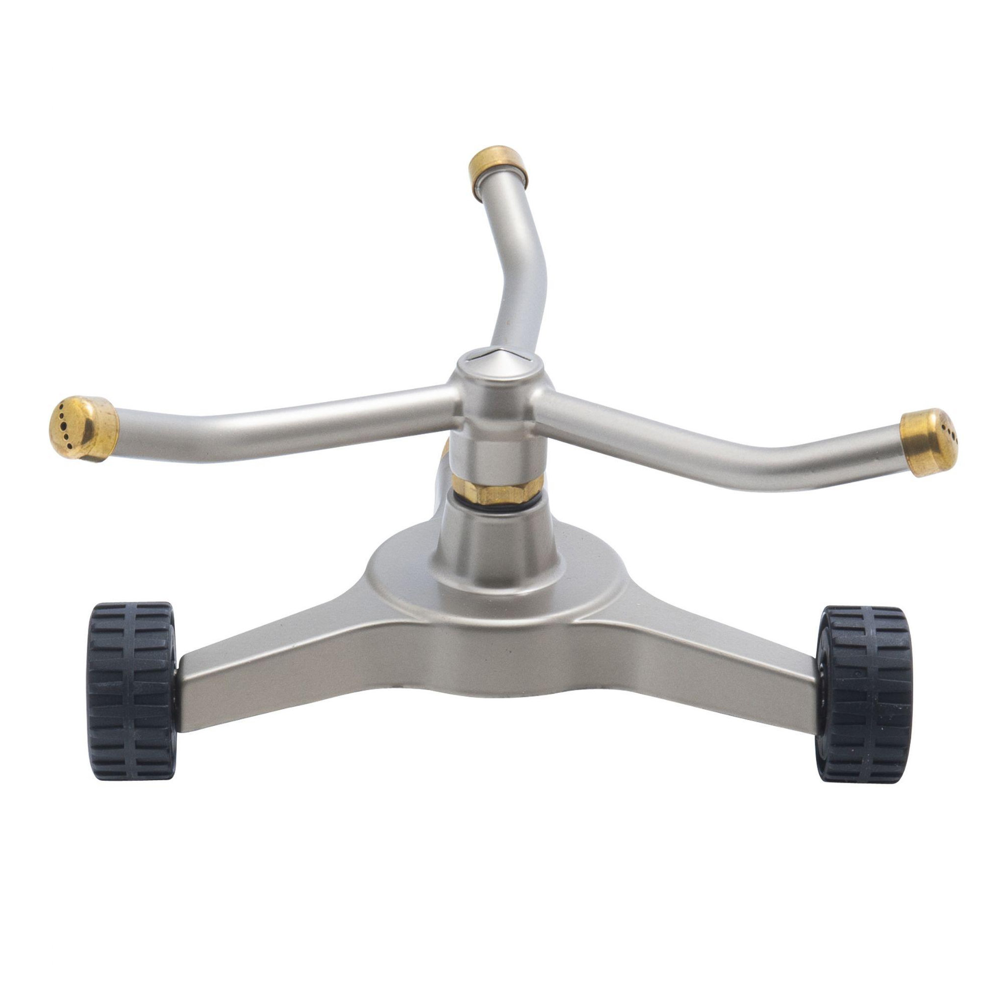 Voir la diapositive 5 : Jardibric Arroseur rotatif 3 bras sur roues