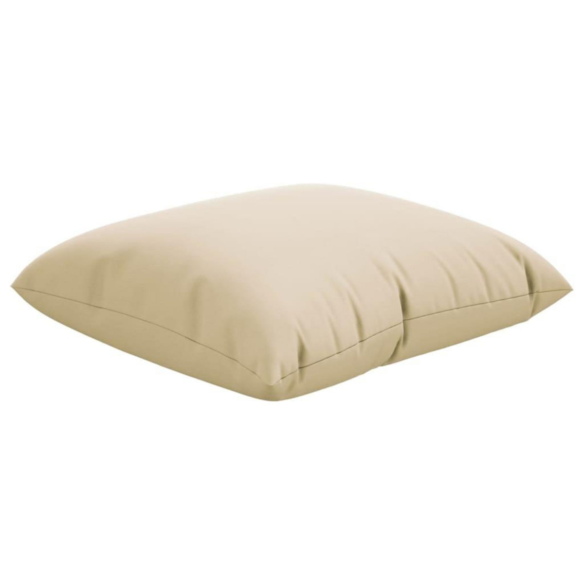 VIDAXL Coussins de canape lot de 4 beige 50x50 cm tissu