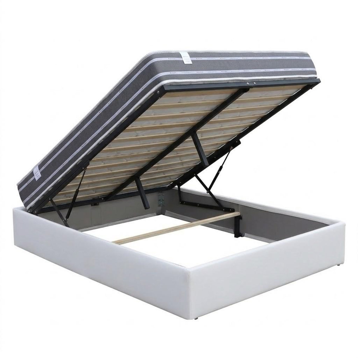 KING OF DREAMS Ensemble Lit Coffre et Matelas  Ferme Très Respirant Tissu