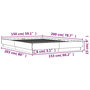 Voir la diapositive 6 : VIDAXL Cadre de lit sans matelas chene sonoma 150x200 cm